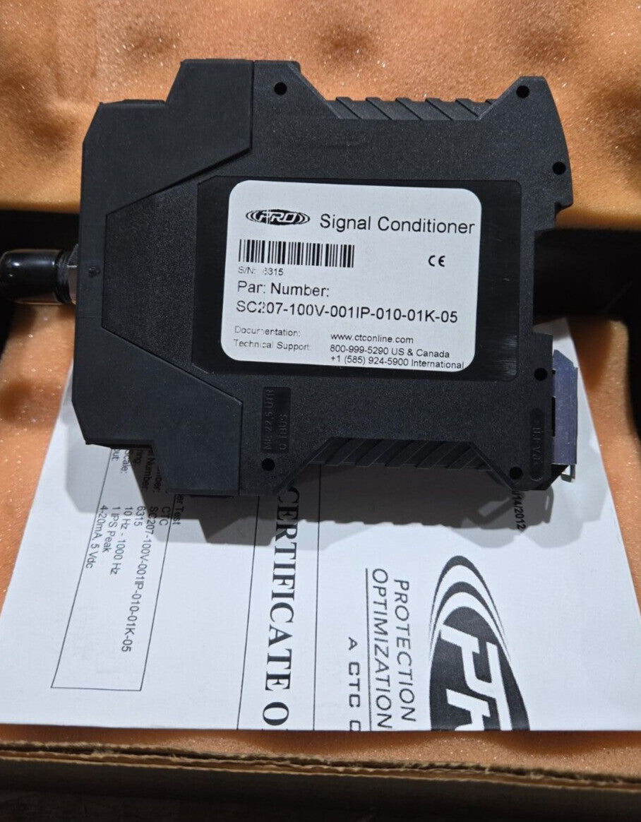 CTC Vibration Signal Conditioner SC207-100V-001P-010-01K-05 NEW