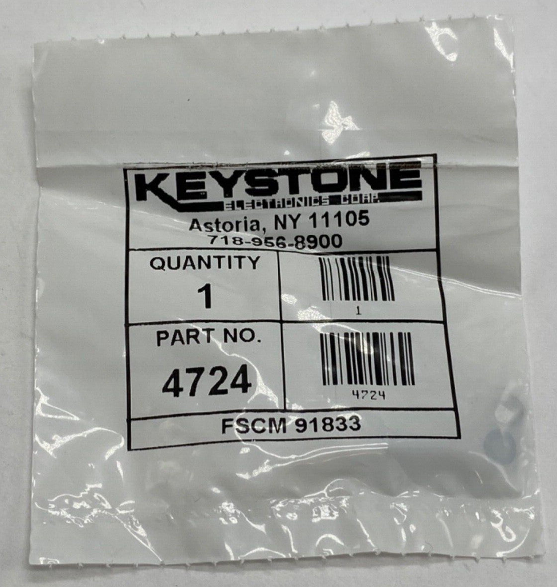 Keystone 4724 heat sink insulator kit FSCM91833