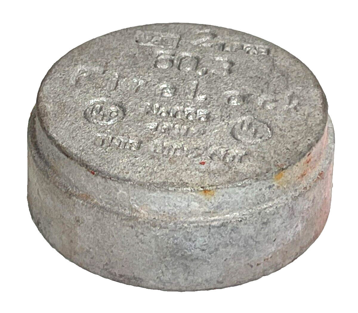 Victaulic Firelock Style 006 2" Cap Galvanized Grooved End Pipe Fitting