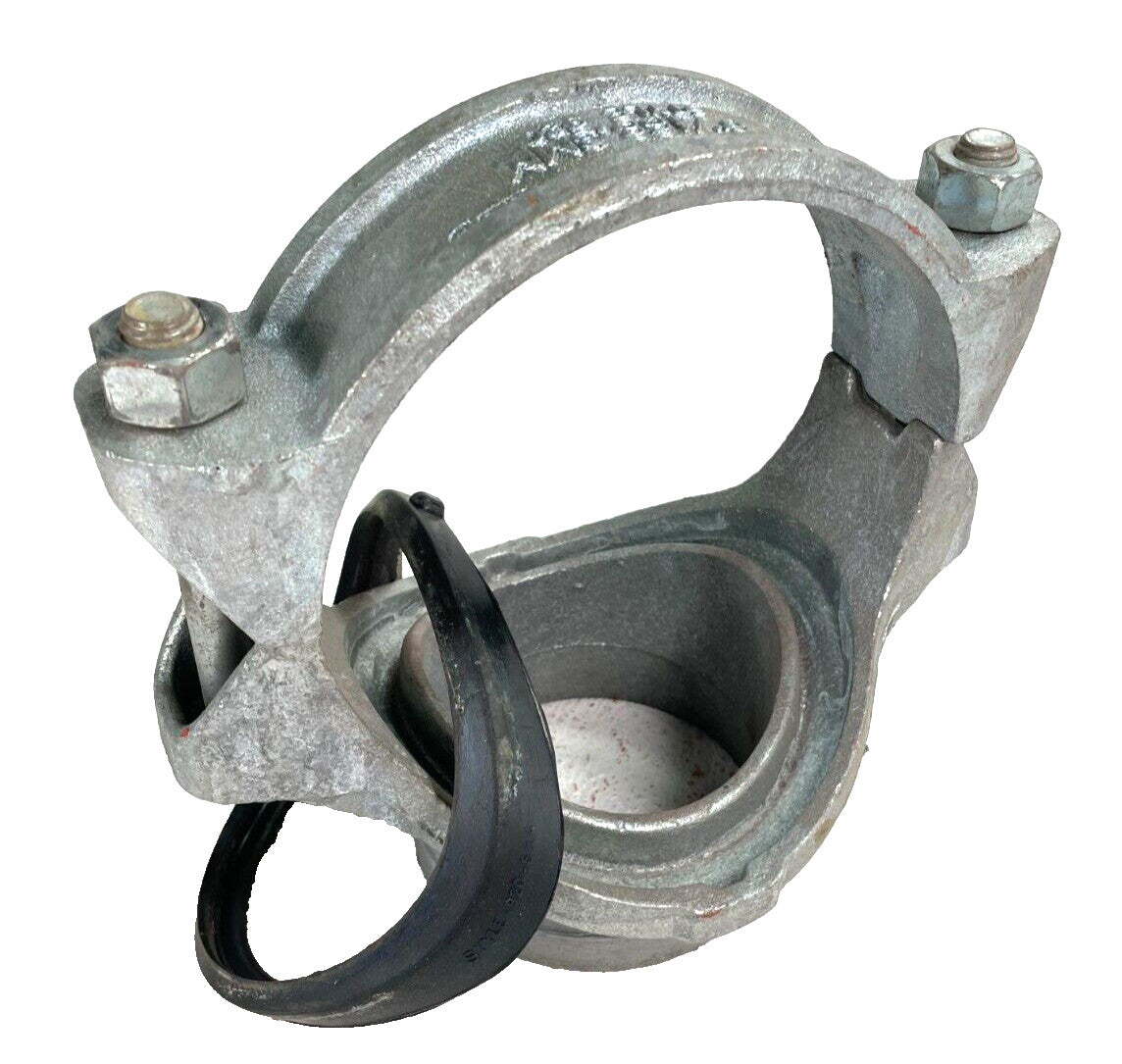 Victaulic 920 Mechanical Tee Outlet 6" Pipe Size x 4" Grooved End Fitting