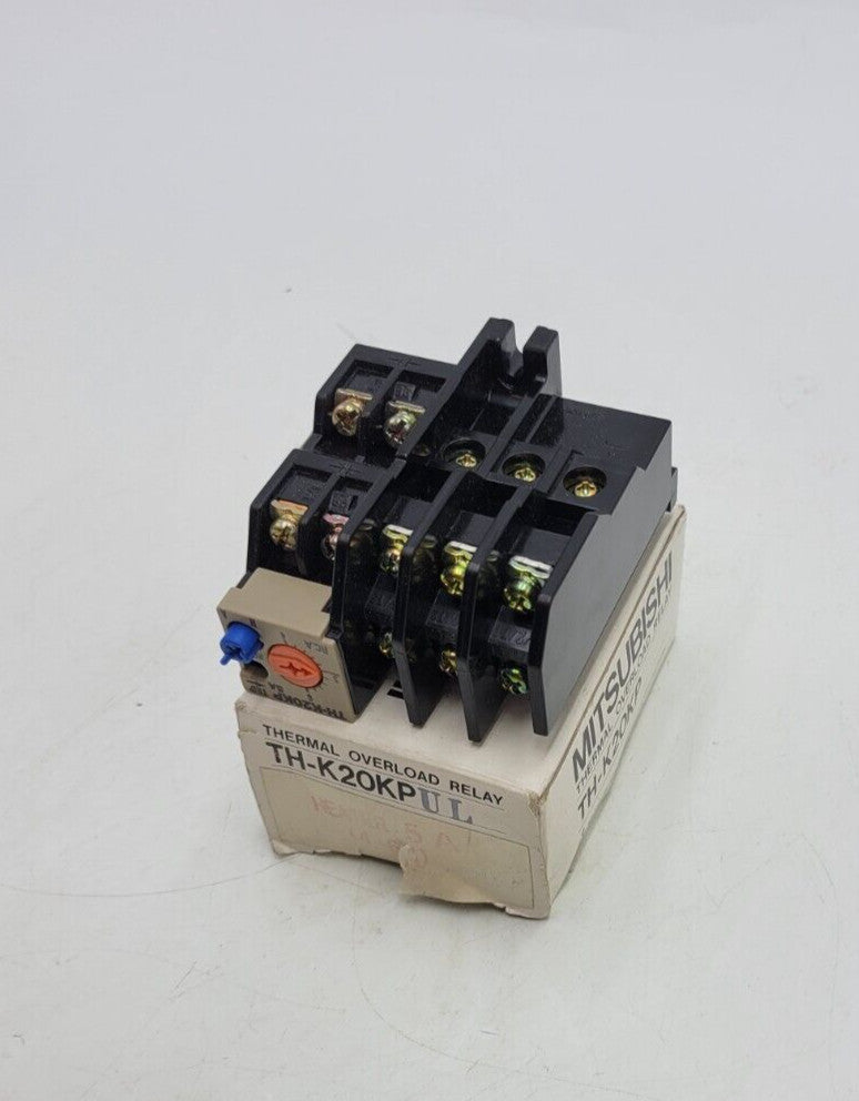 Mitsubishi TH-K20KP TH-K20KPUL Thermal Overload Relay 4-6A Adjustable 5A 600VAC