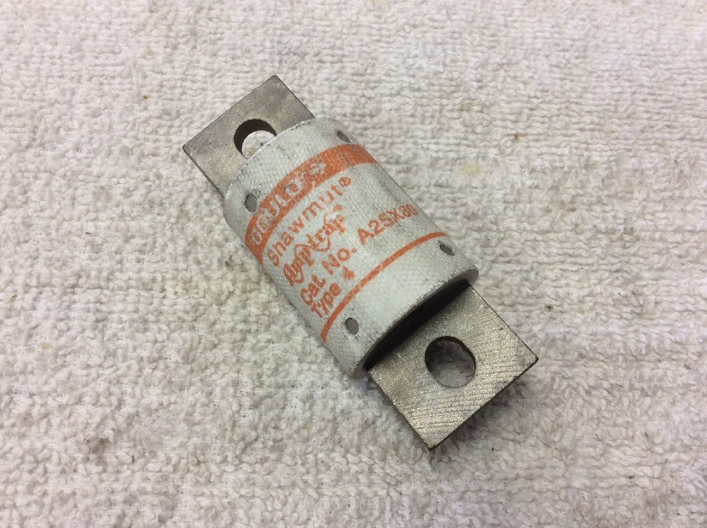 Gould Shawmut A25X80 Amp-Trap 80Amp 250Vac Fuse Type 4 Form 101