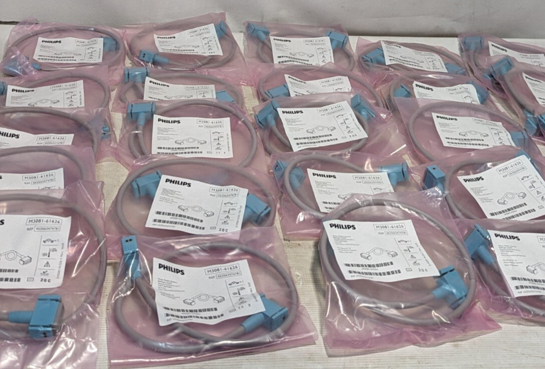 Lot of 22 Philips M3081-61626 Patient Monitor Link Cables as pictured