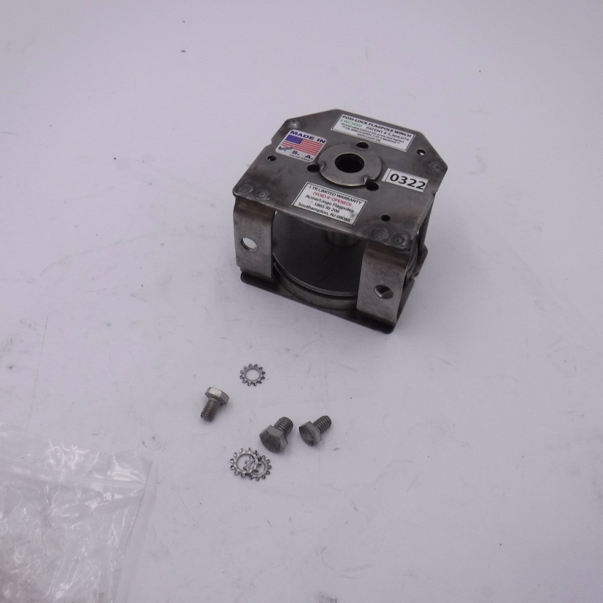 Acme Lingo Flagpoles Posi-Lock Flagpole Winch WCS880