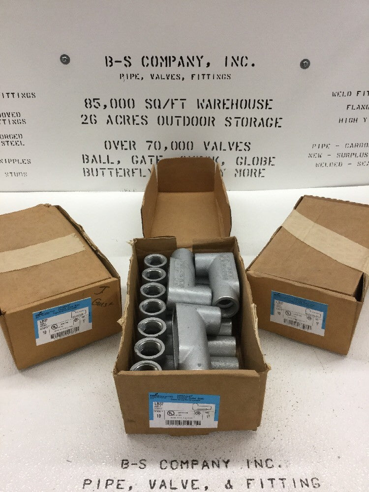 Crouse Hinds LB37 1" Conduit Outlet Body Fitting (Box Of 10)