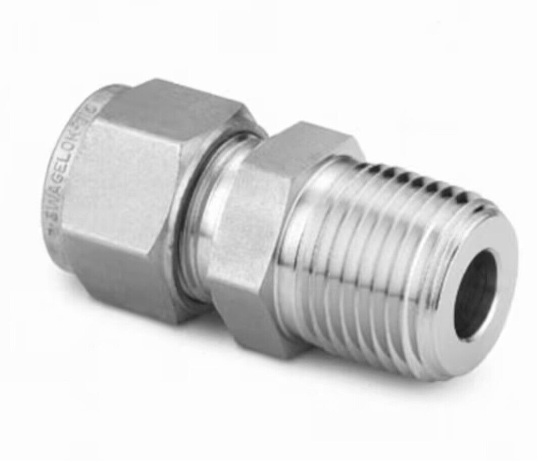 *QTY 25* Swagelok SS-6M0-1-4 Stainless Steel Swagelok Tube Fitting. D3