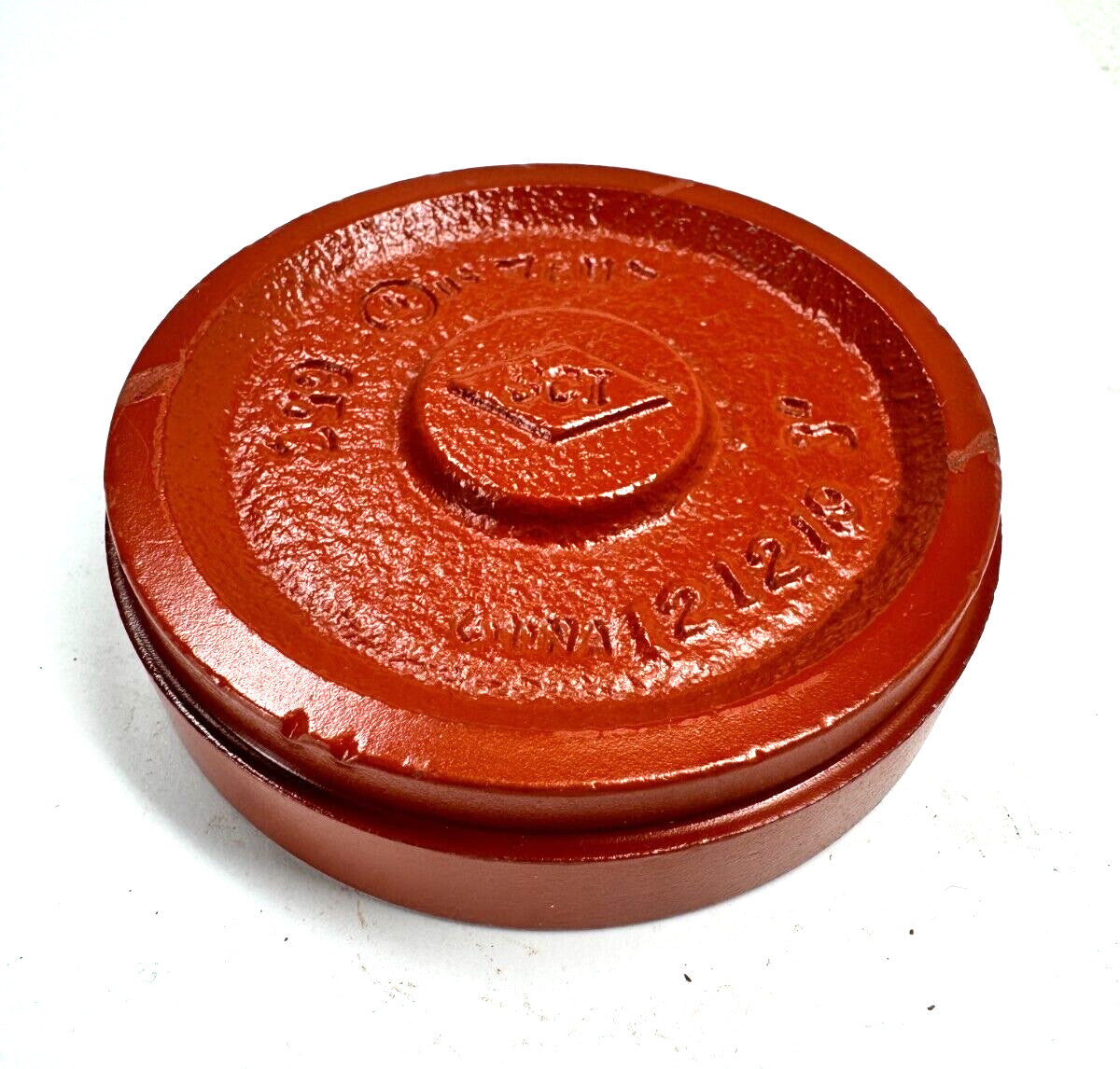 SCI Style 65C Grooved End Cap 3" (3.50 OD) Fitting for Groove Pipe Systems