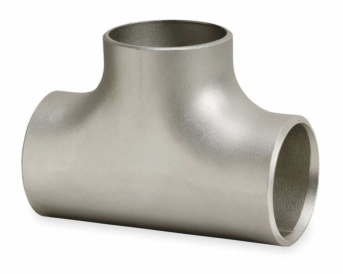 2" Schedule 10 304/304L Stainless Steel STRAIGHT TEE Butt Weld Pipe Fitting