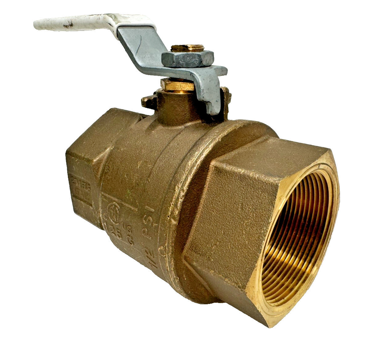 JOMAR T-100CG 2" NPT Lead Free Brass Full Port Ball Valve 500-WOG / 150-SWP
