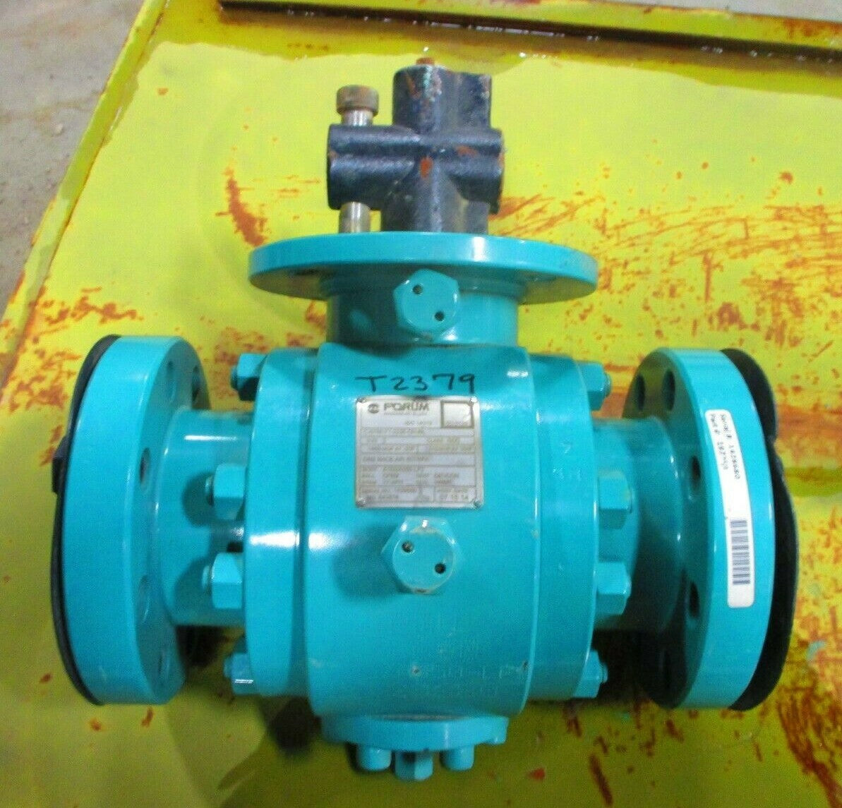 PBV 6700 Series Ball Valve 3" Class 600 RF Flanged 3-PC Trunnion Lever Op NACE