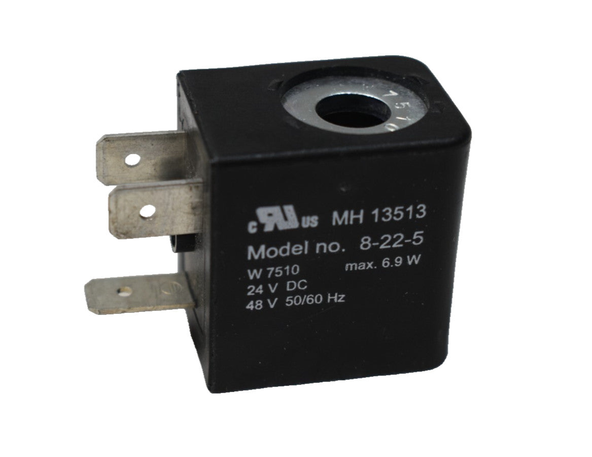 Max-Air Model 8-22-5 Solenoid Coil MH 13513, 24 VDC