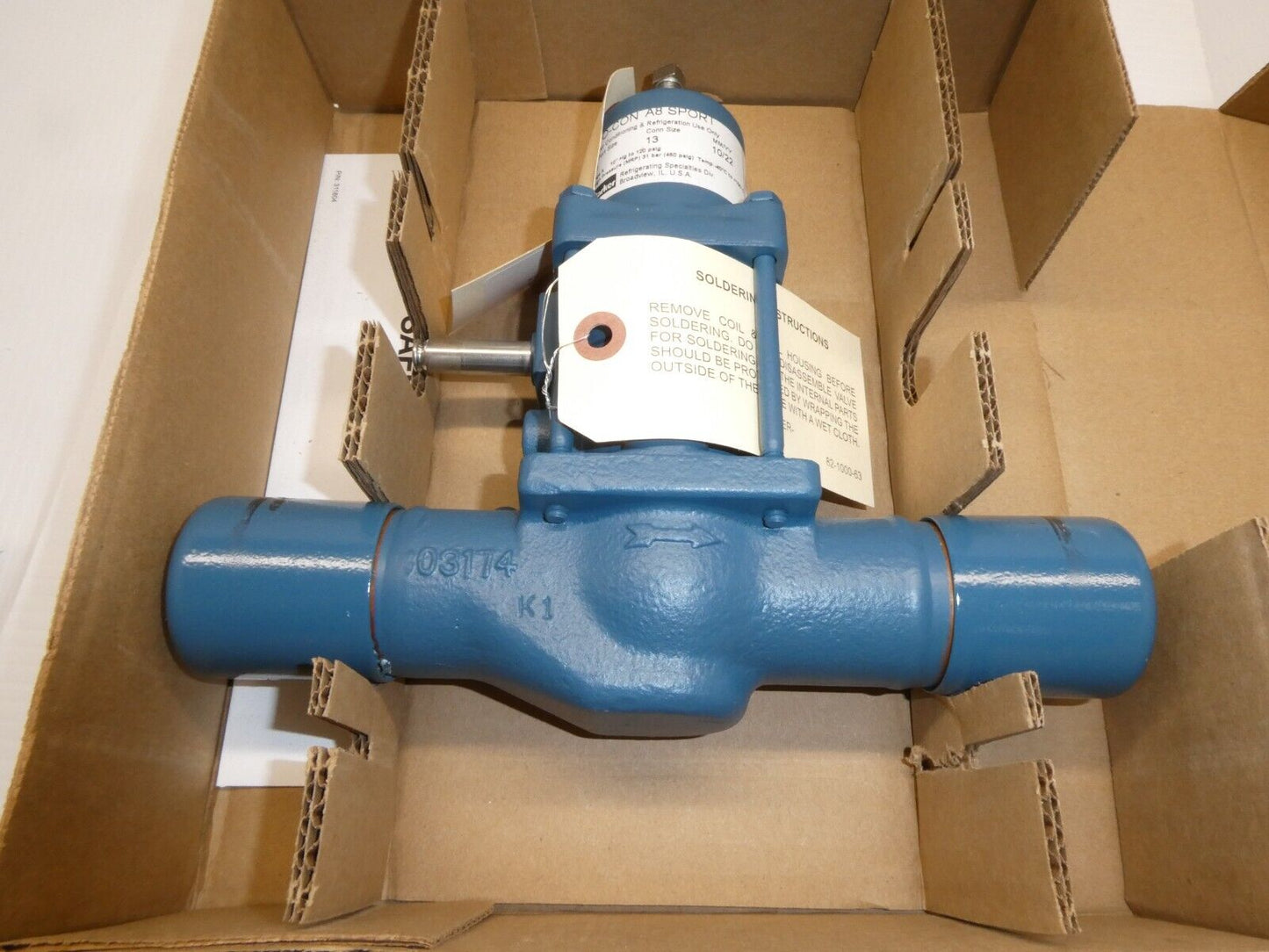 Parker FLO-CON Inlet Pressure Regulator A8 Sport 103557 Port 09 Conn Size 13