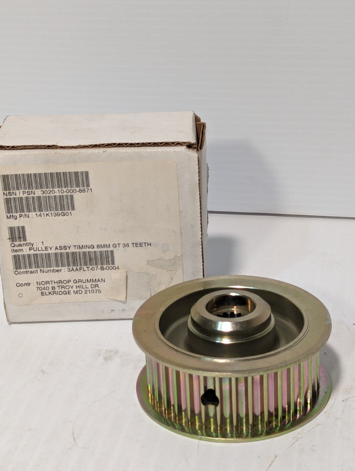 Timing Pulley Assembly 3020-10-000-8871 141K139G01, 8mm 36 Teeth