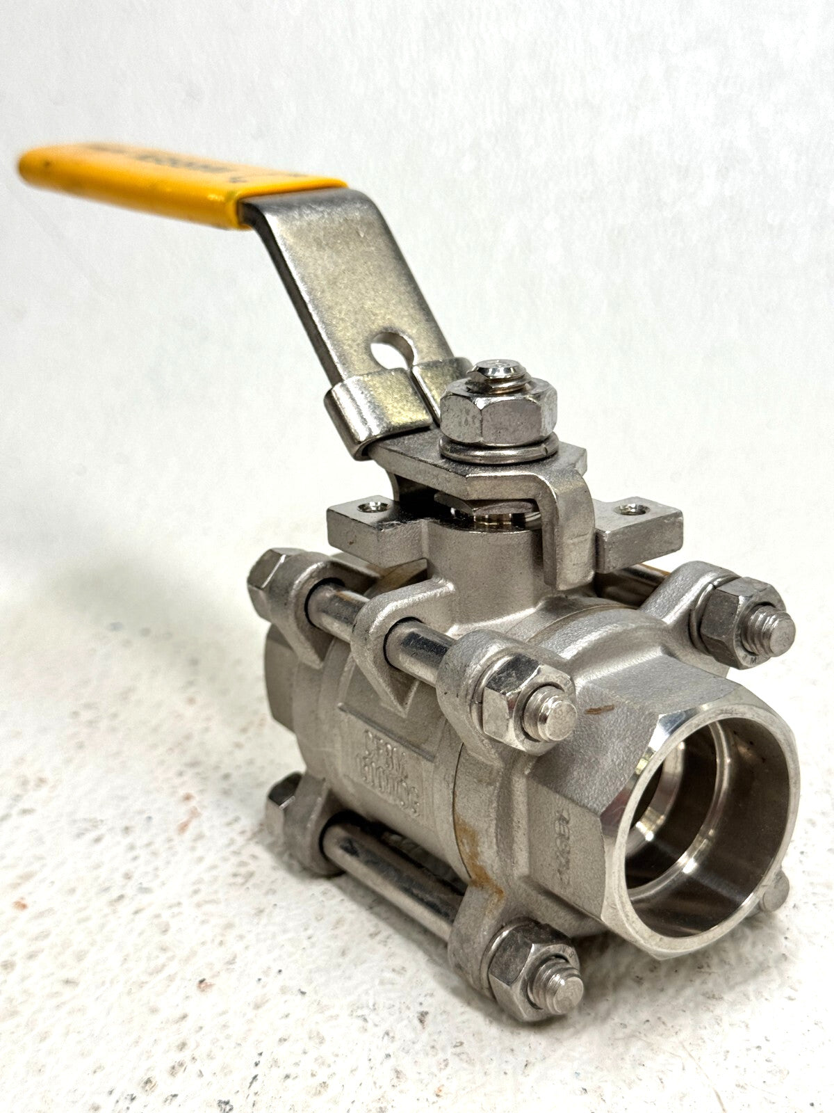 WARREN 1030 Stainless Ball Valve 1" Socket Weld 1500-psi Full Port Locking Lever