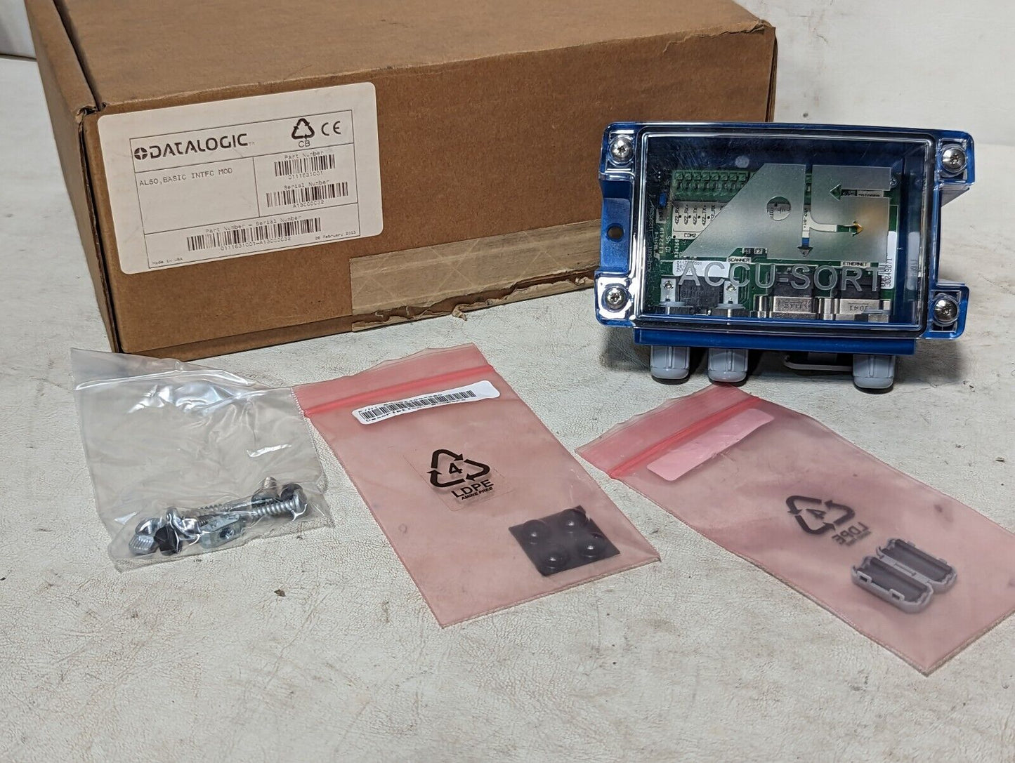 Datalogic AL50, basic interface module, P/N 0111631001