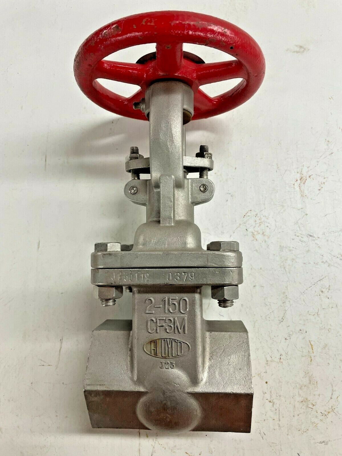 Stainless Steel Gate Valve ALLOYCO Fig: 110 2" 150 Female NPT Thread CF3M