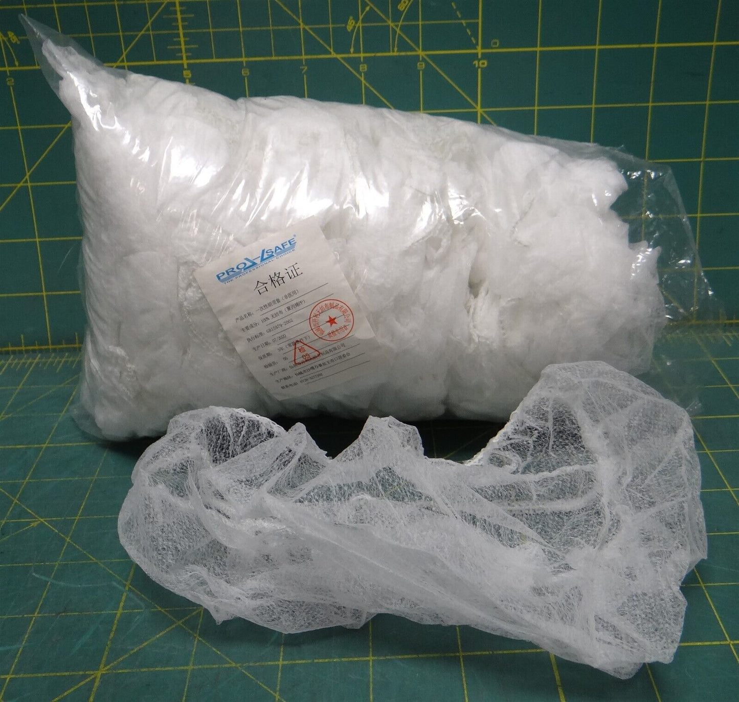 (100 Pack) Pro-Safe Beard Covers 04835666 7693203 Universal Size Polypropylene