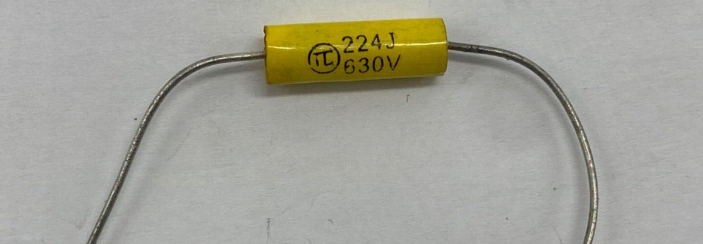 Illinois Capacitor metalized film capacitor axial lead .22uf/630V, 222MPW630J