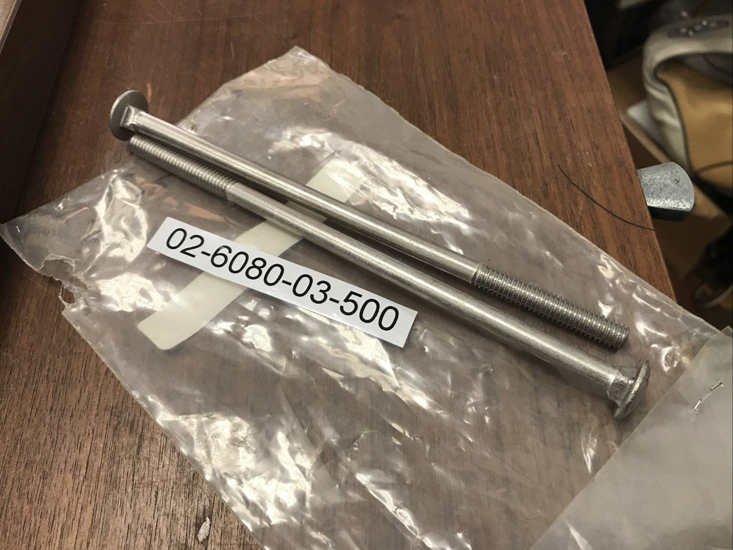 Lot Of 2 Wilden Pumps Carriage Bolt P/N 02-6080-03-500