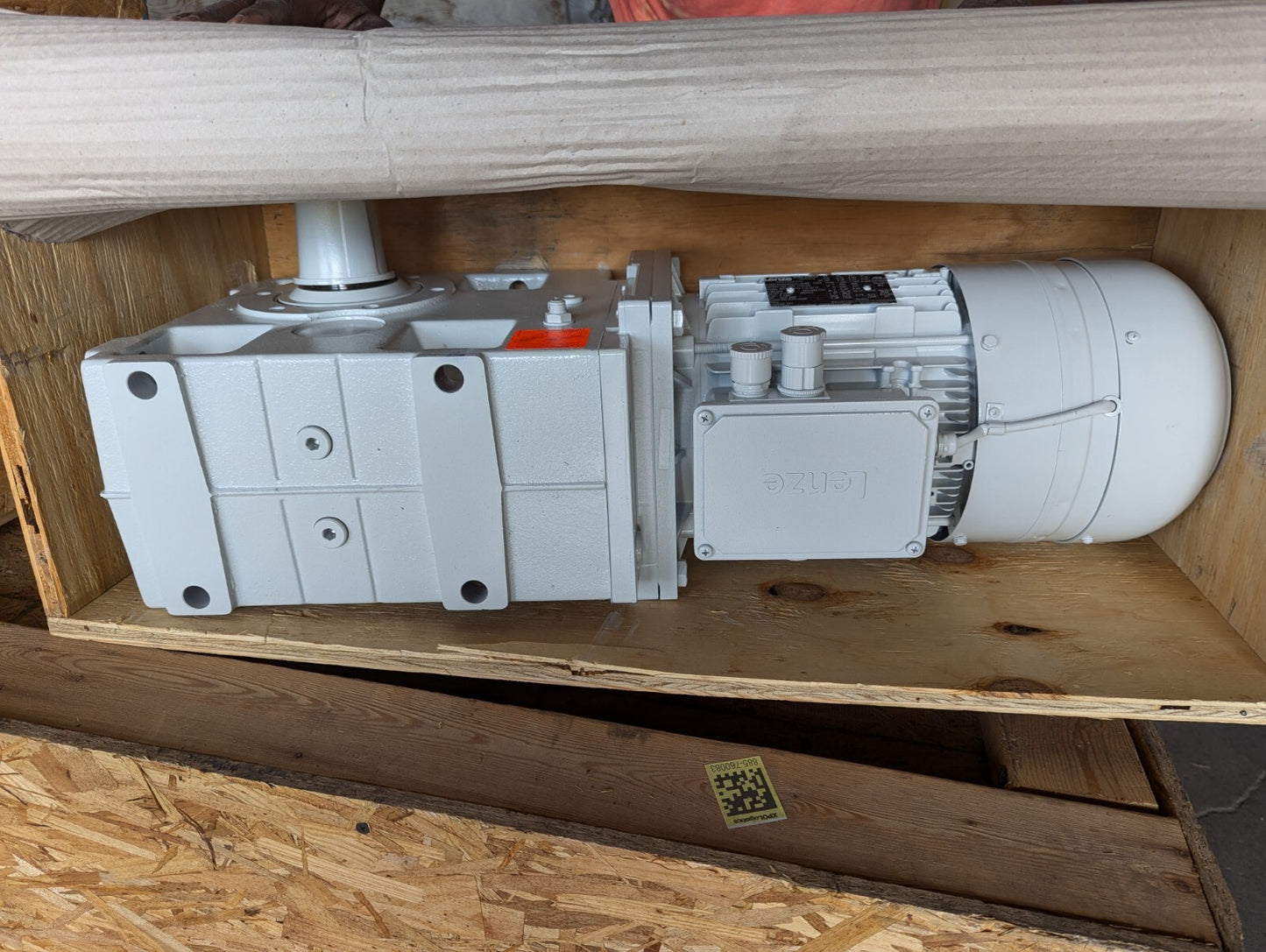 Lenze GKS07-3M VBR 112022 MDEMARS 112-22U gear motor, 6.44HP, 1750RPM