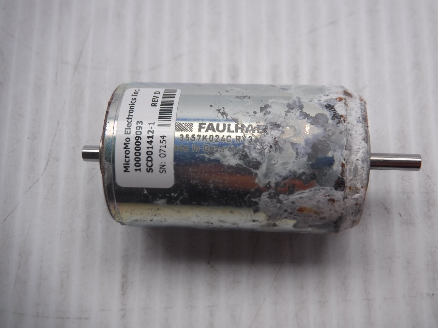 Faulhaber German 3557K024C Magnetic DC Micro Motor (24 VDC, 5500 RPM) "NEW"