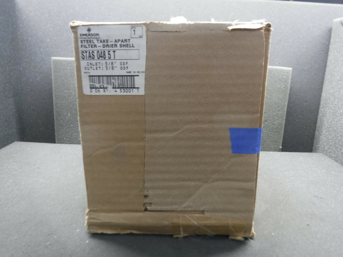 STAS, Emerson, 048 5 T, Steel Take-Apart Filter-Drier Shell (New-Open Box)