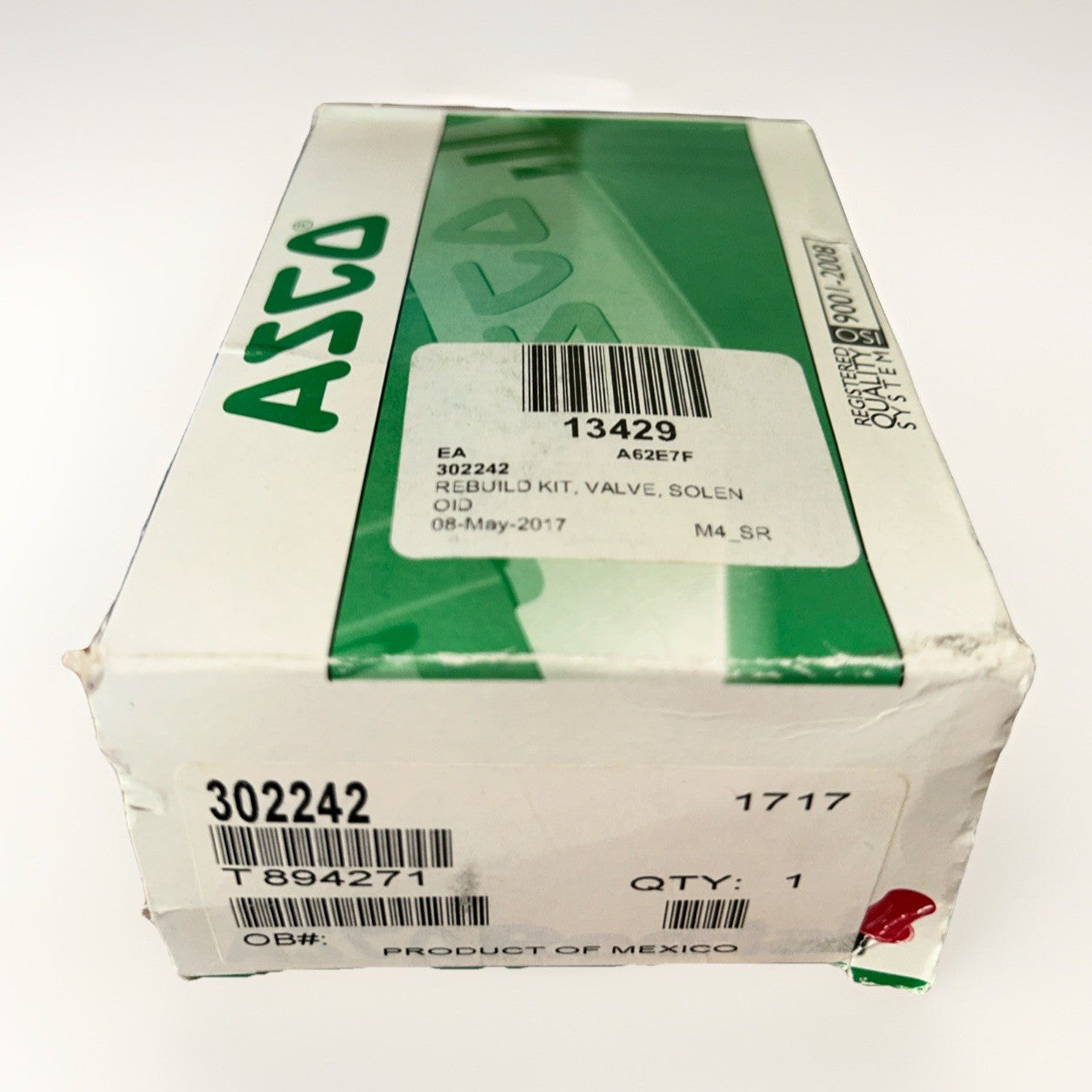 ASCO 302242 Solenoid Valve Rebuild Kit. New In Box! Free Shipping! BA