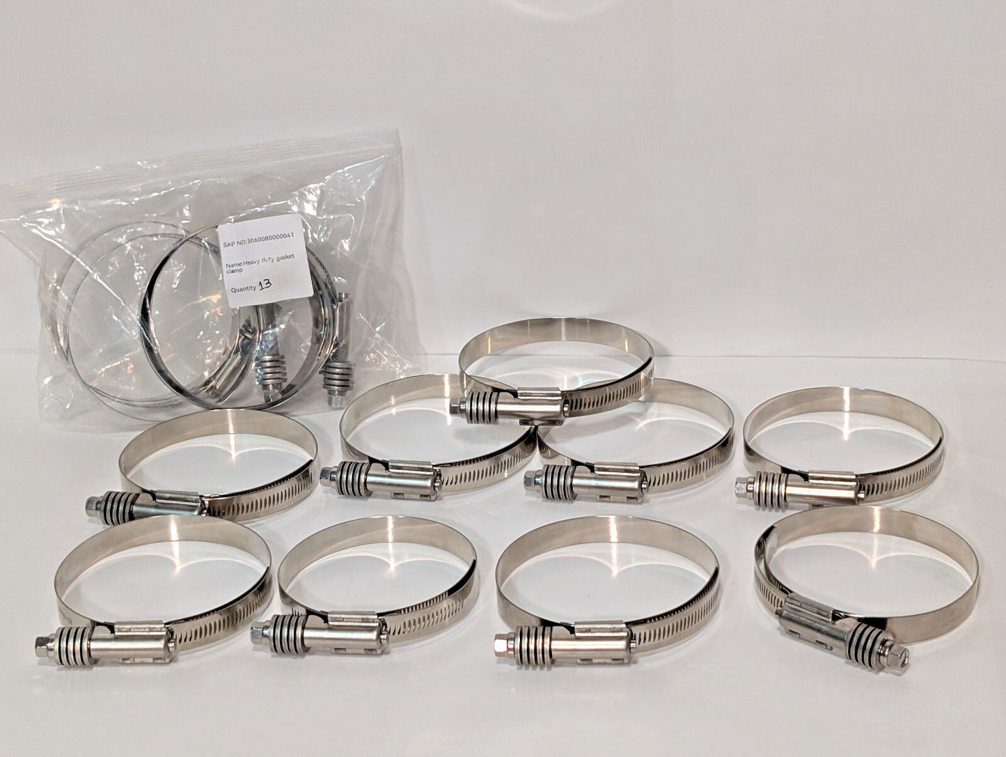 Lot of 13: KGZ-83 Heavy Duty Gasket Clamps, 83-105mm, 3060080000041, KGZ83