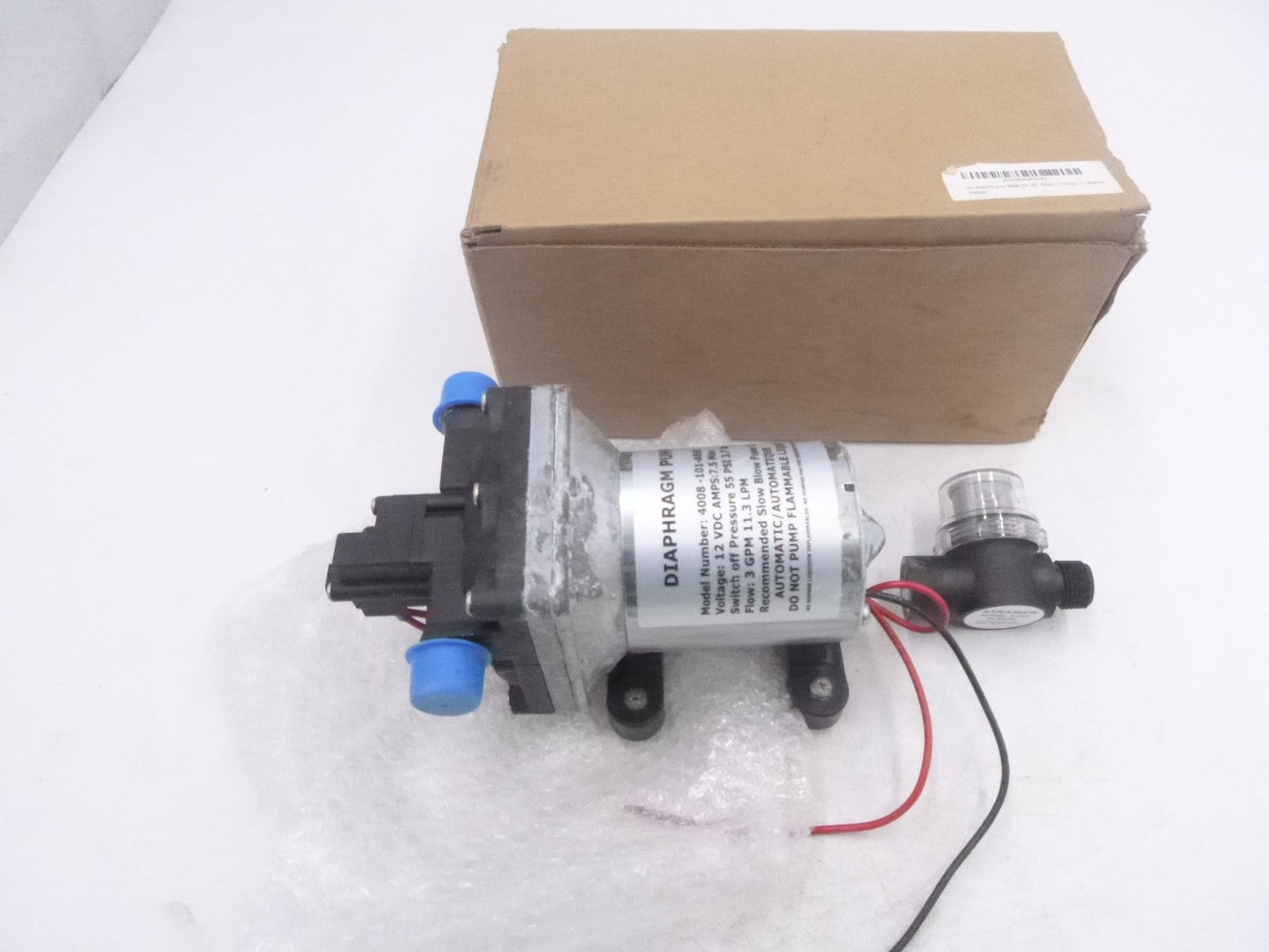RV Water Pump 12v 3.0 GPM Self Priming 4008-101-A65