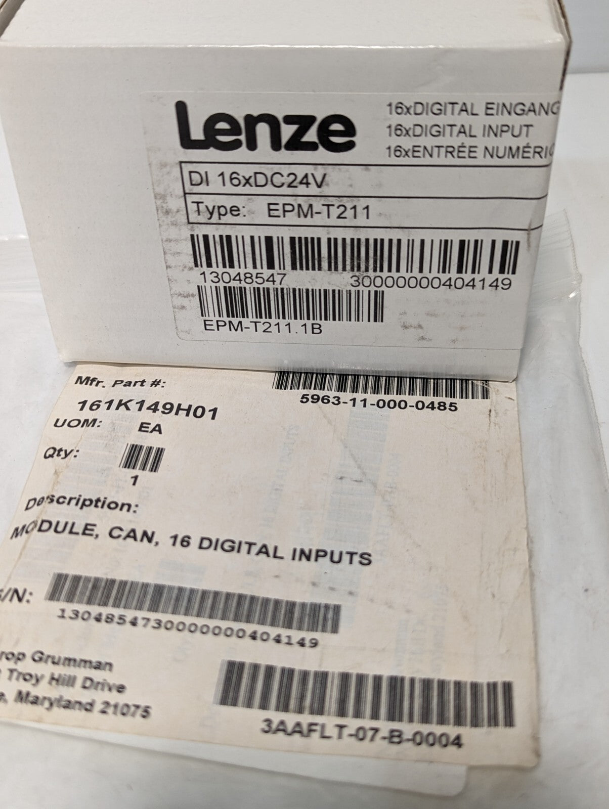 Lenze EPM-T211 Module Can 16 Digital Outputs 16XDC24V - Free Shippiung