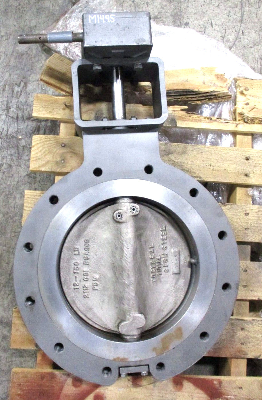 POSI-SEAL 12" Class 150 High Performance Butterfly Valve Gear Operated w/ Wheel