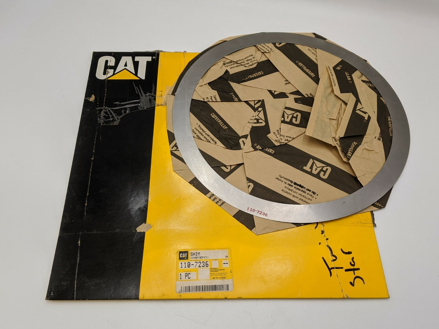 Caterpillar CAT 1107236 Shim Heavy Duty Equipment Replacement Parts Genuine NOS