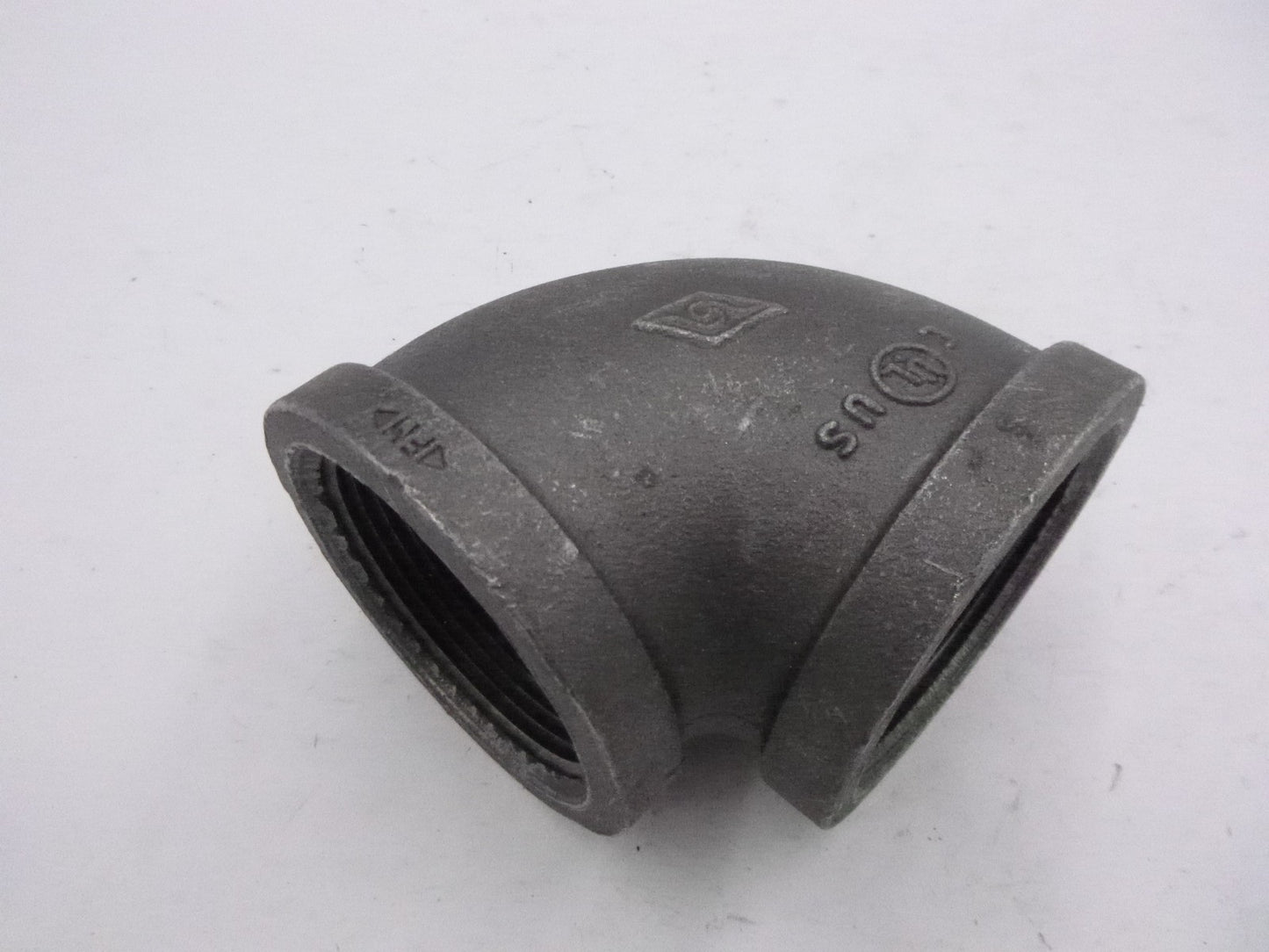 Everflow 2-1/2" Black Elbow 90° Iron BMNL0212
