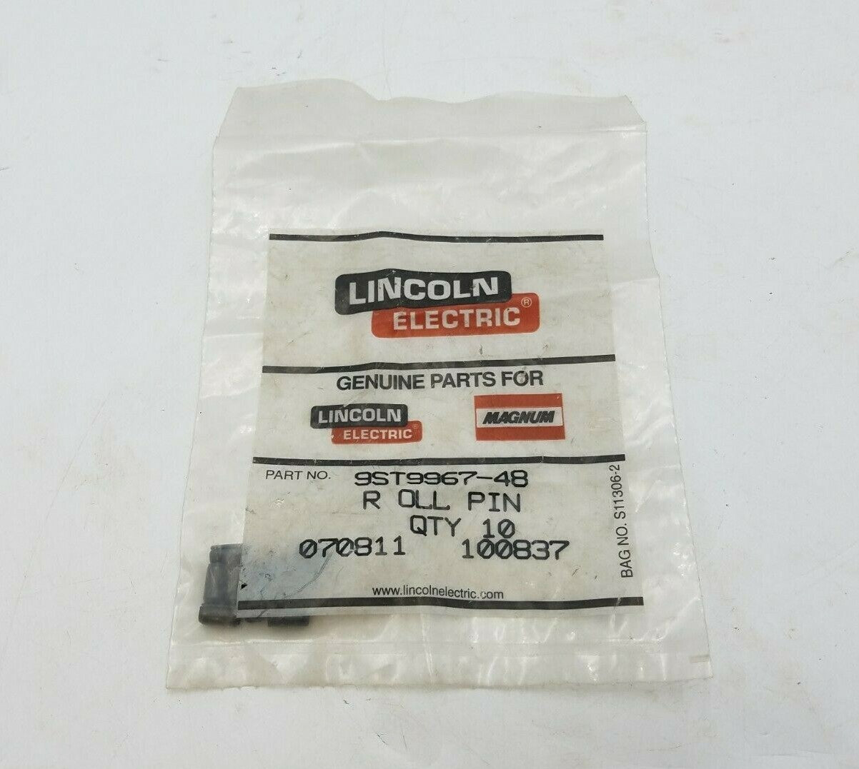 10 PC Lincoln Electric 9ST9967-48 Roll Pin Welding Equipment Replacement Parts