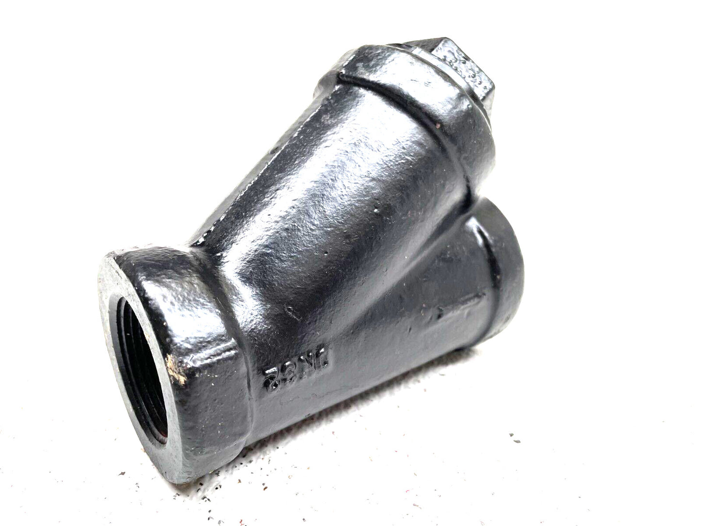 Y Strainer 1-1/4" NPT Thread / 250 SWP 400 WOG / 20-Mesh Screen / 3/4" Blow-Off
