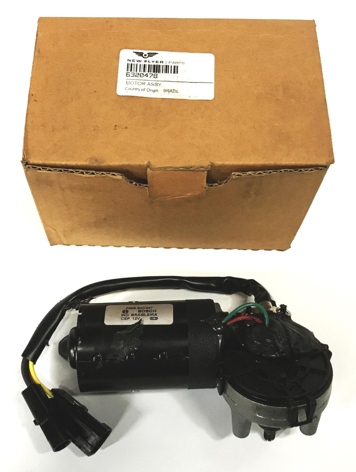 Bosch OEM Wiper Motor Assembly F006-B20-047 NOS