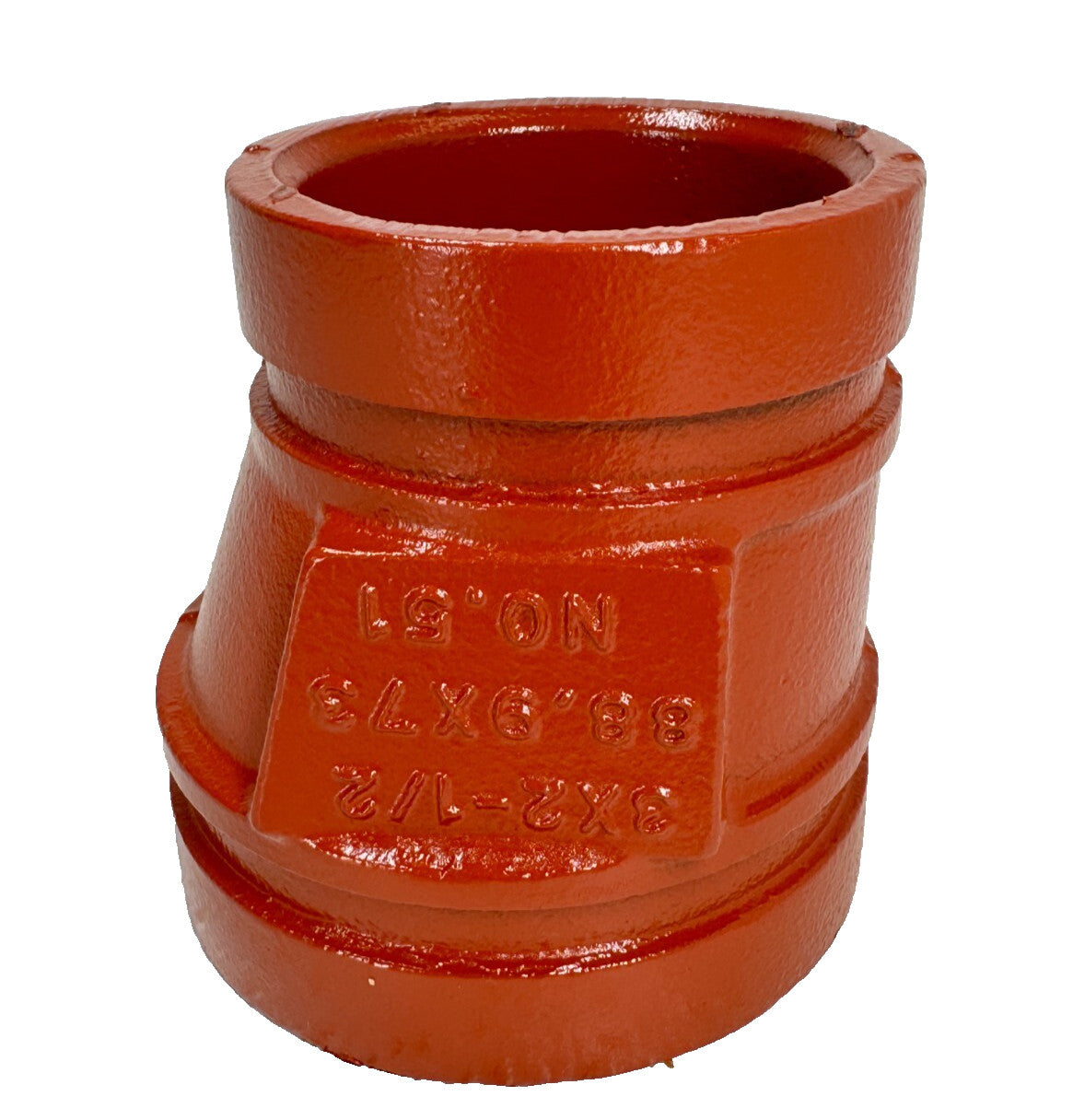 3" x 2-1/2" Victaulic Style 51 Eccentric Reducer Grooved End Pipe Fitting
