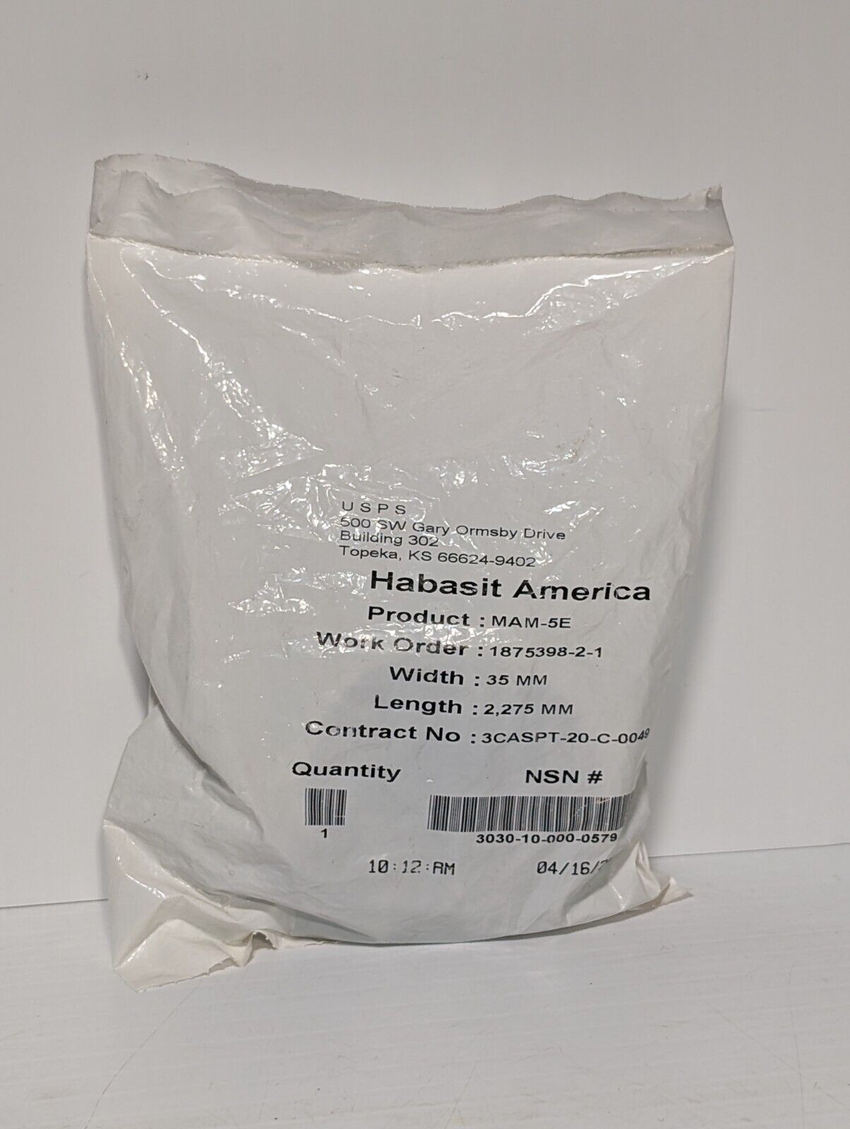 Habasit MAM-5E 35mm x 2275mm Conveyor Drive Belt