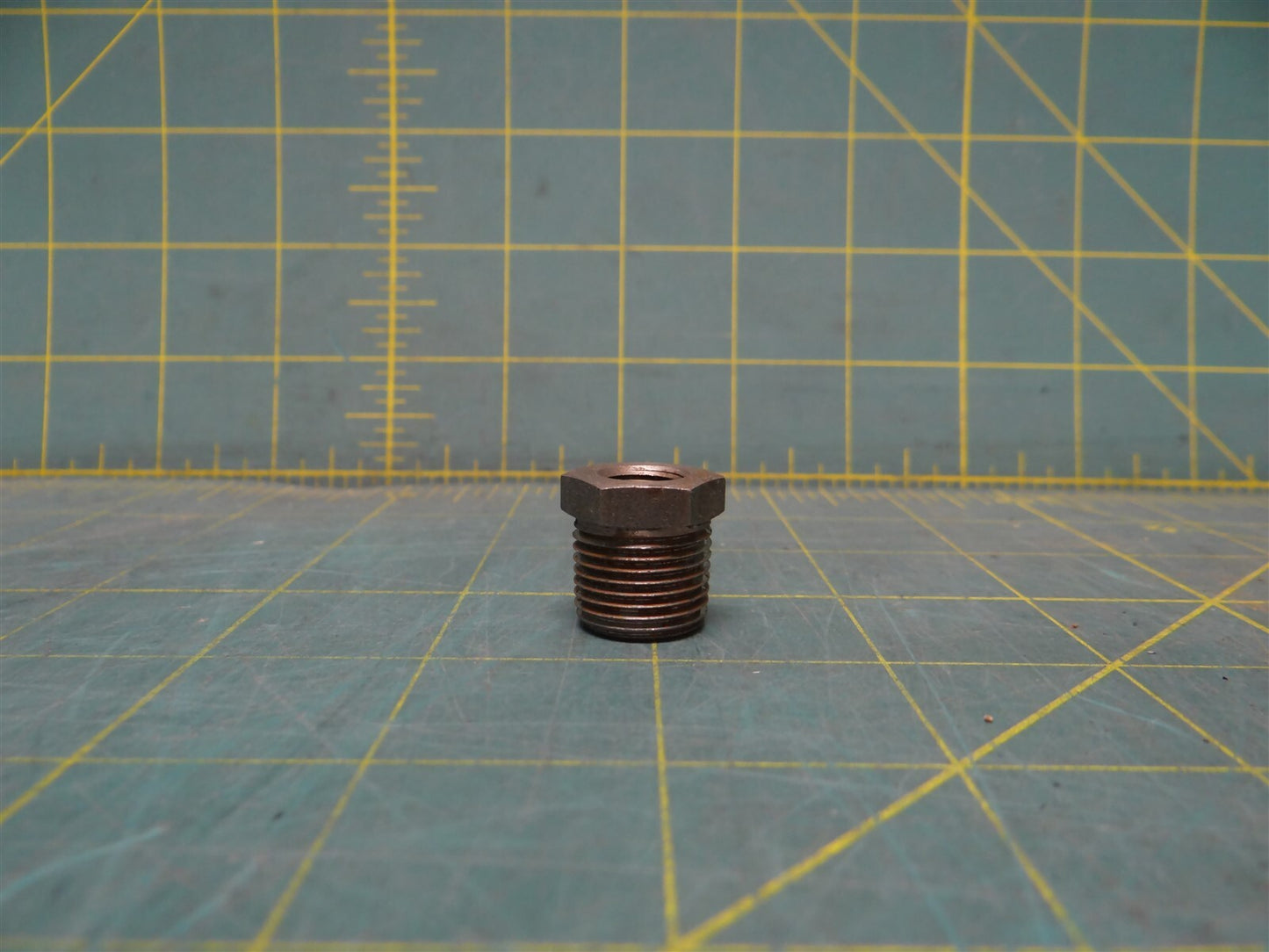 3/8" Male x 1/8" Female Hex Brushing Pipe Fitting Steel NPT Threaded Sch 160