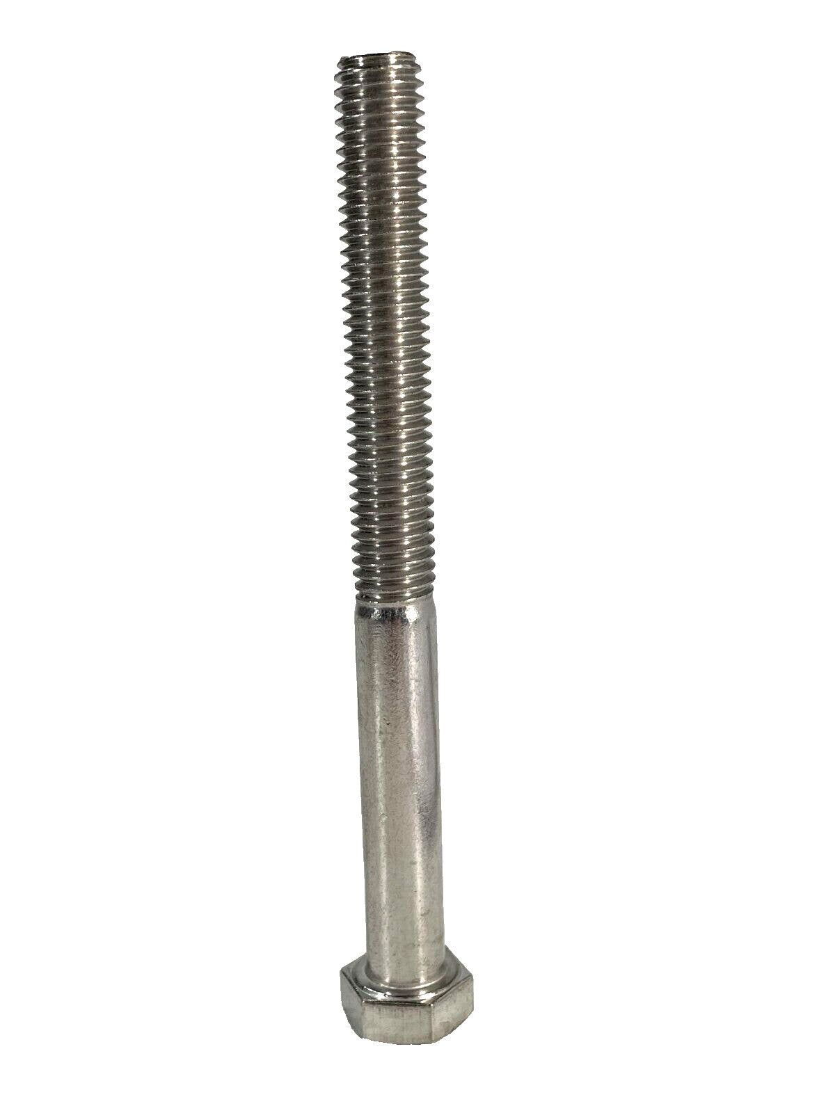 Hex Head Bolt 1/2" -13 x 5-3/8" Long (3" Long Thread) 304 Stainless Steel