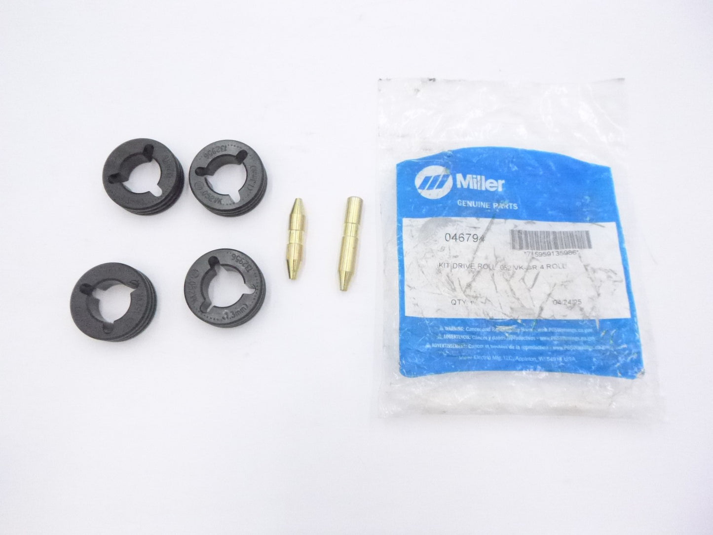 Miller Drive Roll Kit .052VK Groove 4 Roll 046794