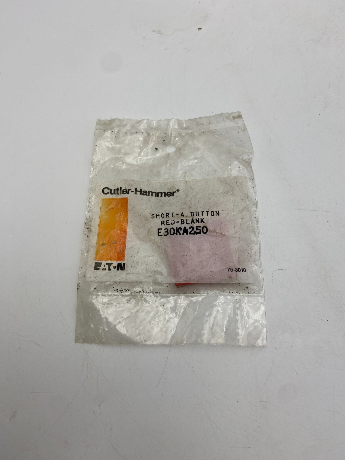 Cutler Hammer E30KA250 Red Blank Button E30 Series Pushbutton Operator Button