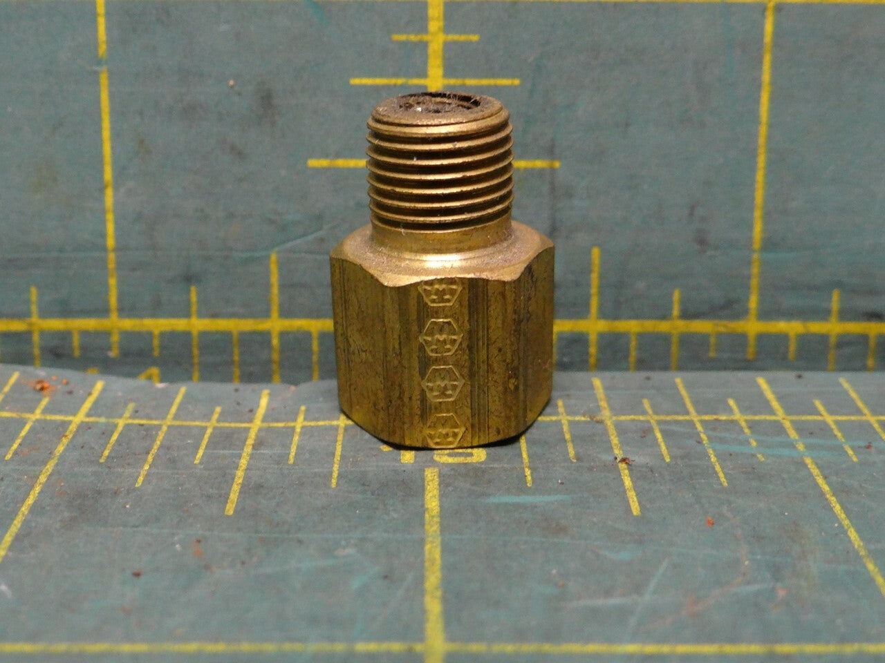 Eaton Weatherhead Hose Adapter, 1/16", Male NPTF, 1/16", Female NPTF