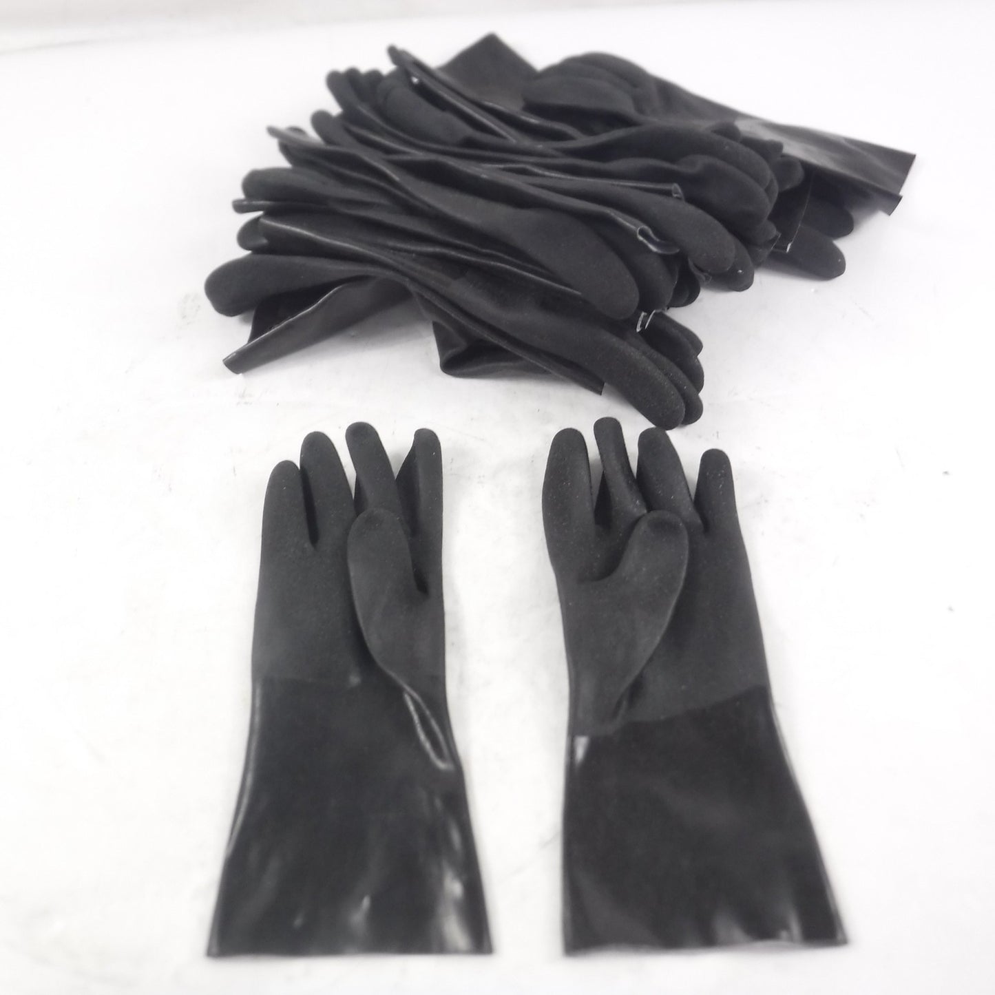 10 Pack Sandy PVC Gloves w/Interlock Lining 14" Cuff Length, D8430-14