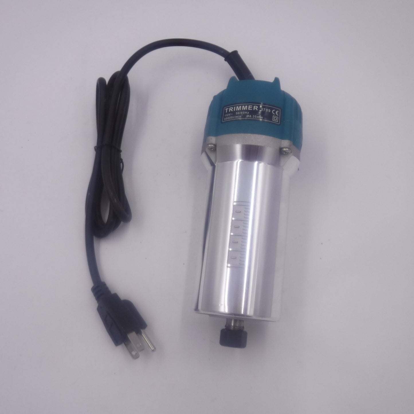 INCOMPLETE Trimmer 1/4" Laminate Trimmer Blue 50/60Hz 110V 3709 SEE DESC
