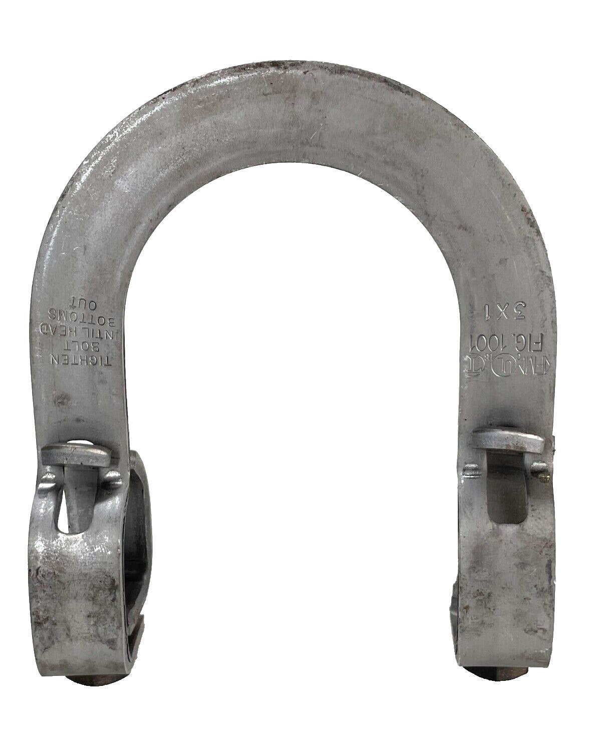Eaton B-Line TOLCO Fig. 1001 3" x 1" Seismic Lateral Sway Brace, Plain Steel