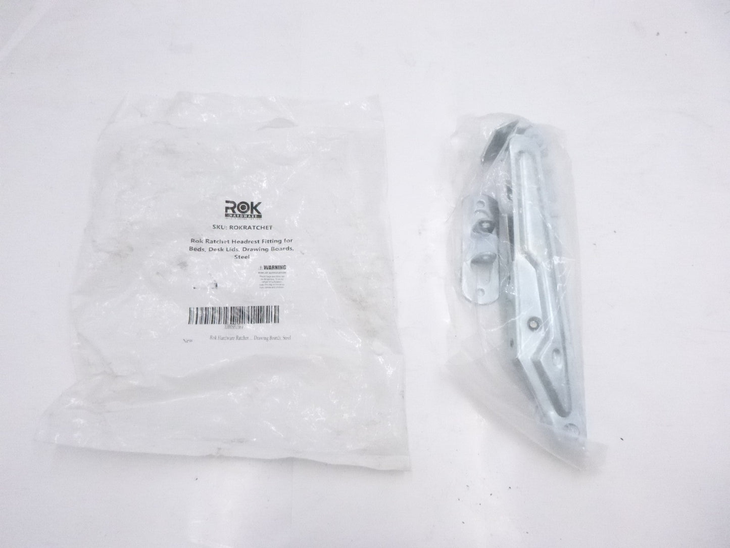 ROK Hardware Lift Up Ratchet Table Support/Headrest Fitting Steel