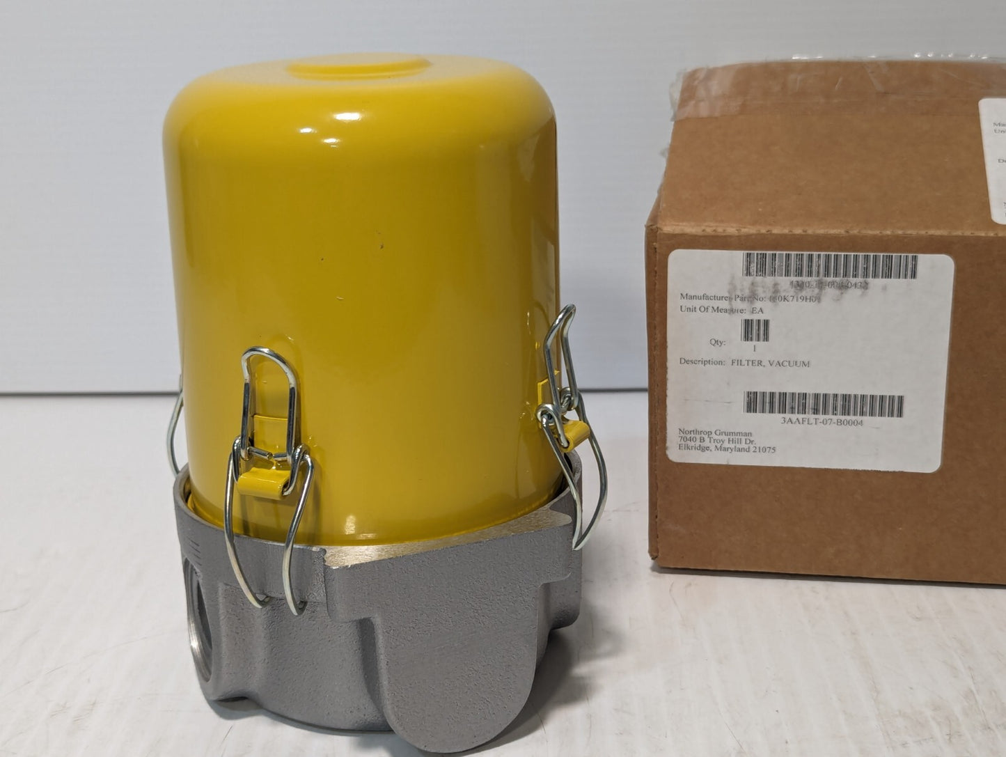 NEW Elmo Rietschle ZFP 145 (06) Vacuum Filter Dust Separator as pictured