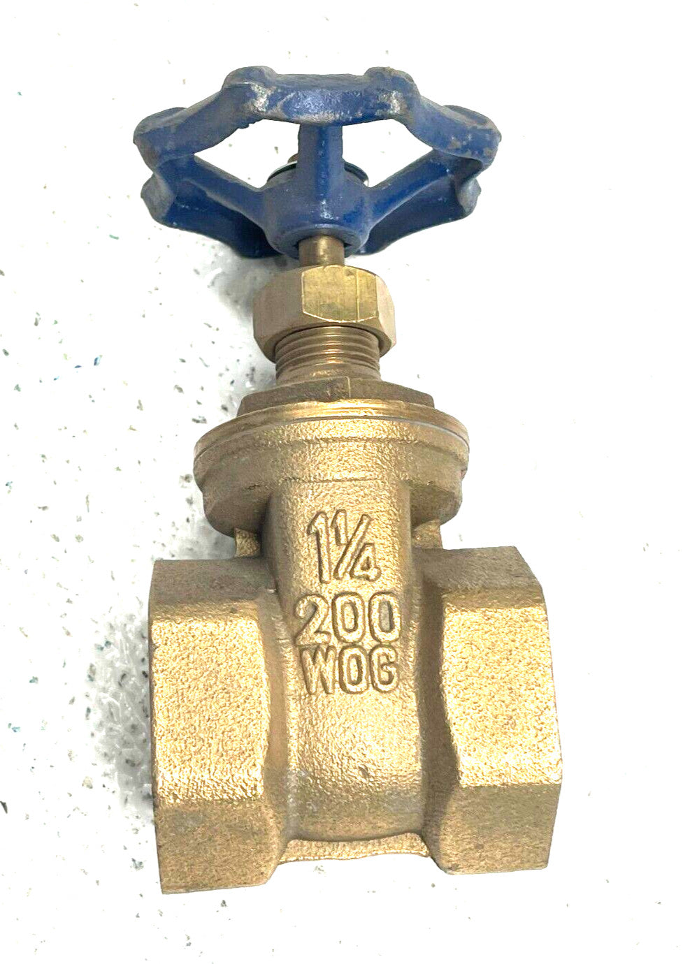 PIONEER Bronze Gate Valve 1-1/4" NPT Thread Ends 200 psi WOG, Handwheel Operated