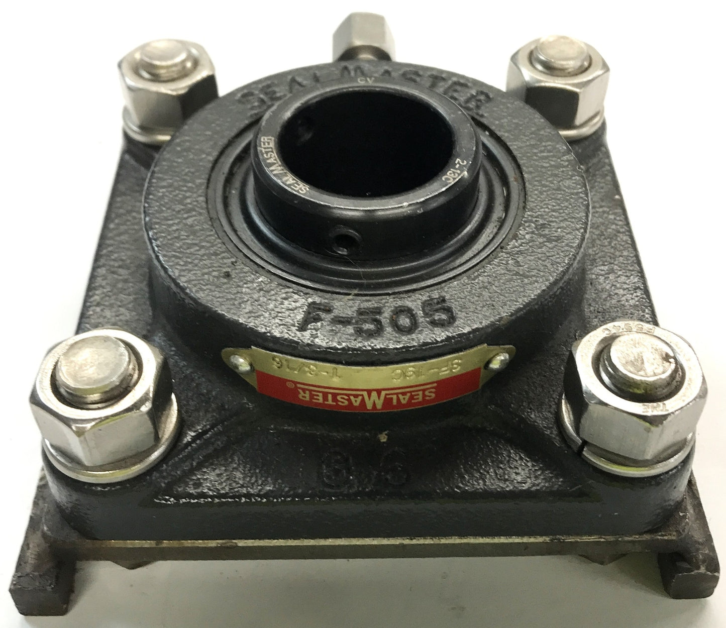 Seal Master Bolt Flange Bearing Unit W/ Custom Bracket SF-19C NOS
